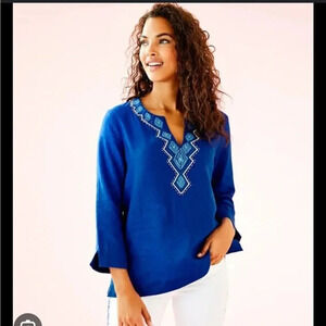 NWT LILLY PULITZER AMELIA ISLAND TUNIC TOP
